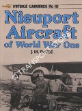 Book cover of Nieuport Aircraft of World War One by BRUCE, J.M.